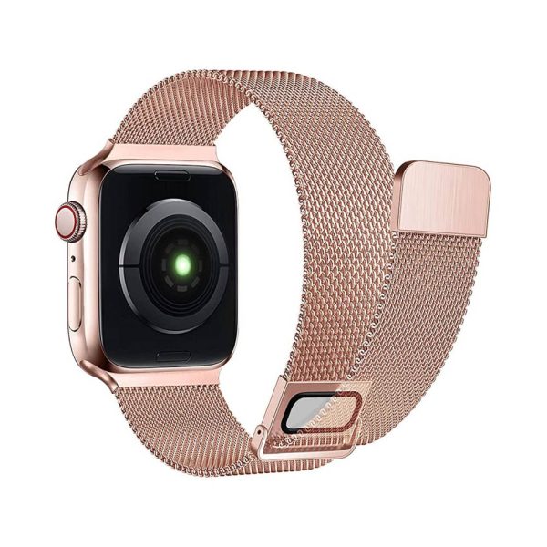 ساعت هوشمند اپل واچ سری 7 مدل 45mm Stainless Steel Case with Milanese Loop Steel Band