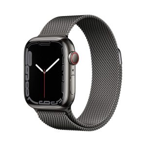 ساعت هوشمند اپل واچ سری 7 مدل 45mm Stainless Steel Case with Milanese Loop Steel Band