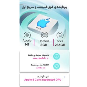 لپ تاپ 13 اینچی اپل مدل MacBook Pro MYD82 2020